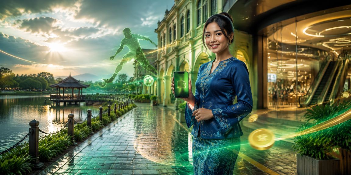 Pemain Malaysia memakai baju kurung melakukan deposit untuk pertaruhan sukan di 5400